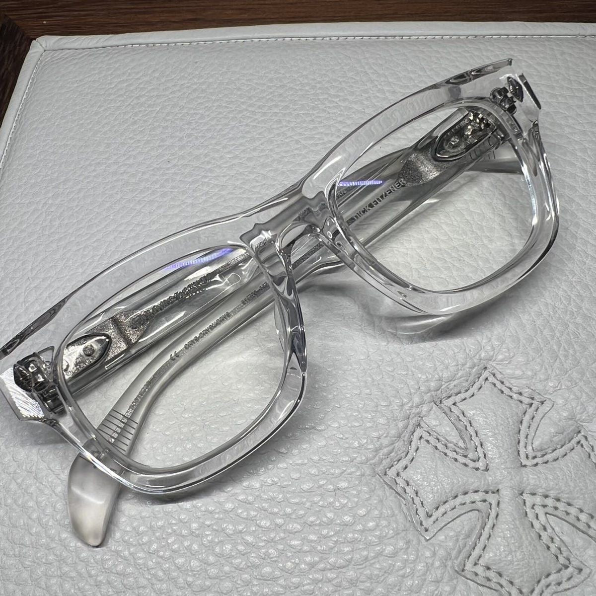 Chrome heart glasses