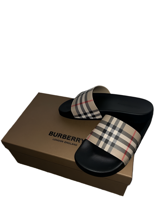 Burberry slides