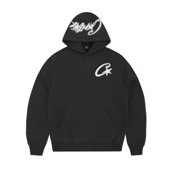 Corteiz Satin C Star Appliqué Hoodie