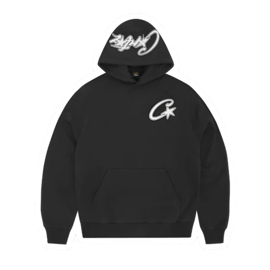 Corteiz Satin C Star Appliqué Hoodie