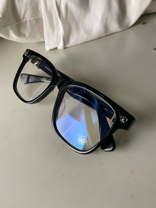 Chrome heart glasses